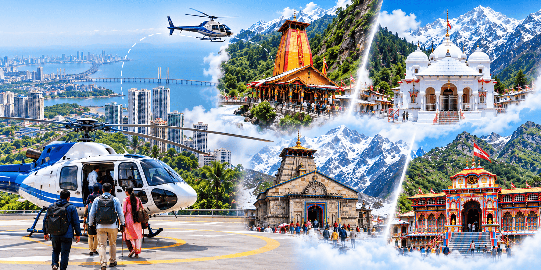 Best Char Dham Yatra Package from Mumbai Via Flight